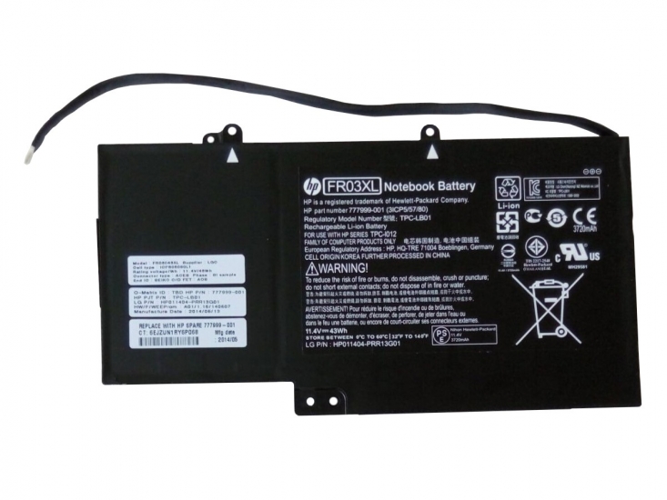 777999-001 HP FR03XL Battery HSTNN-LB01 TPC-LB01 TPC-I012 For Slate All-in-One 17-L010 - Click Image to Close