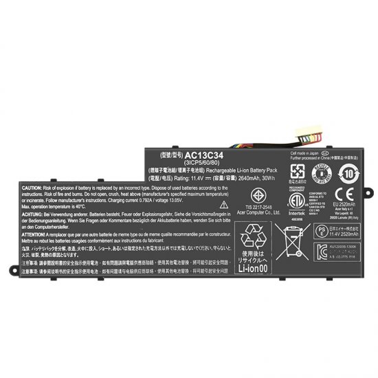 AC13C34 Battery For Acer MS2377 KT.00303.005 E3-111-C5Q2 E3-111-C4U8 - Click Image to Close