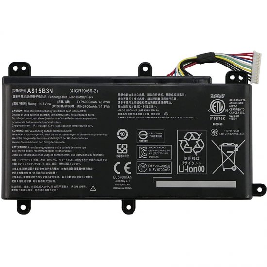 Acer Predator 17 G9-791-718D G9-791-72VU G9-791-735A G9-791-73ET Battery - Click Image to Close